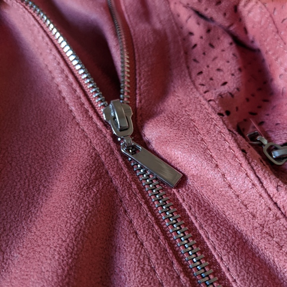 Vegan suede leather biker jacket Garry Weber 38 - Picture 7 of 8